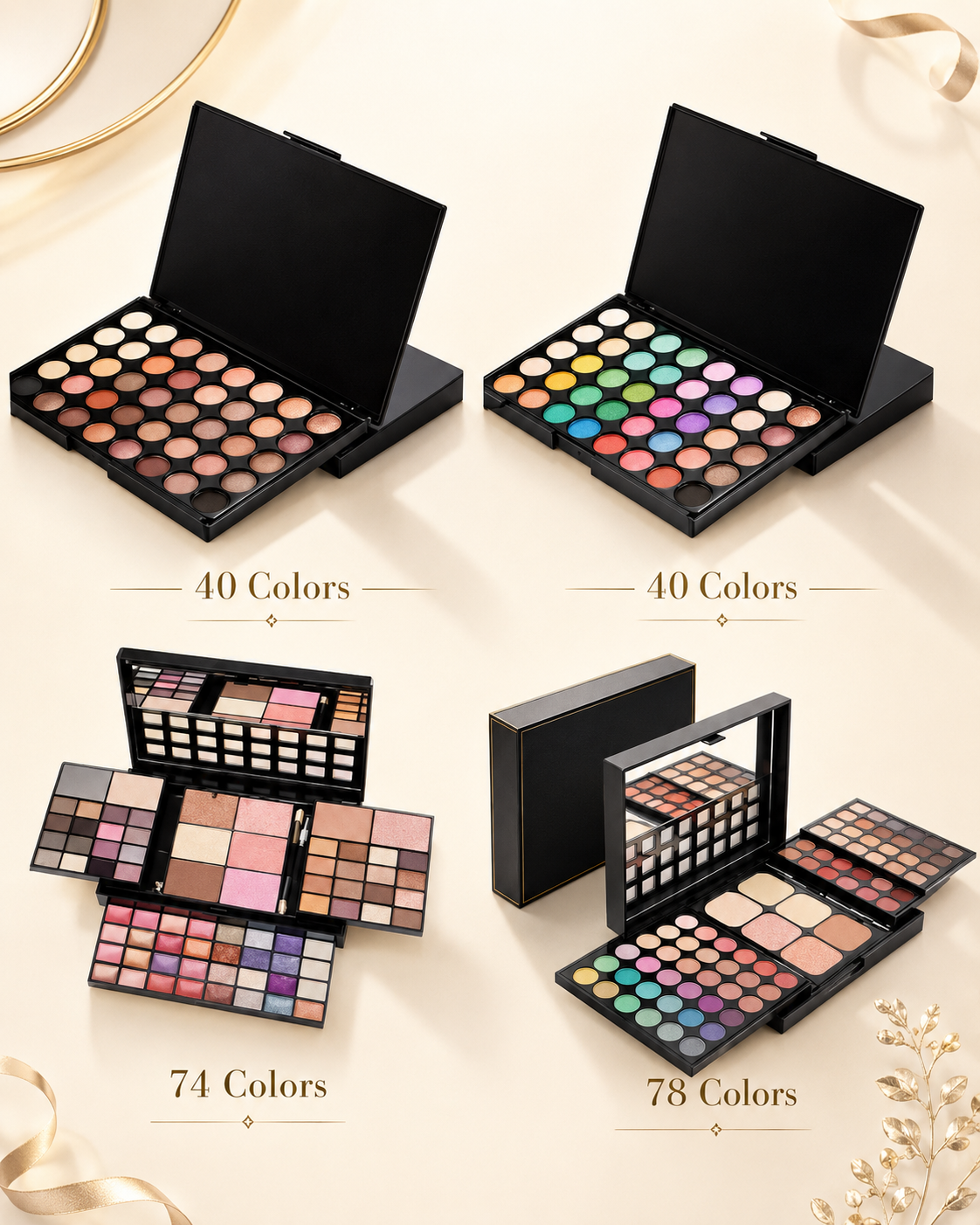 Luxury Matte & Glitter Eyeshadow Palette
