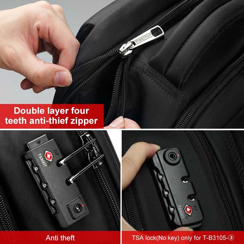 Tigernu Anti-Theft Laptop Travel Backpack - Multi- Size Nylon Backpack