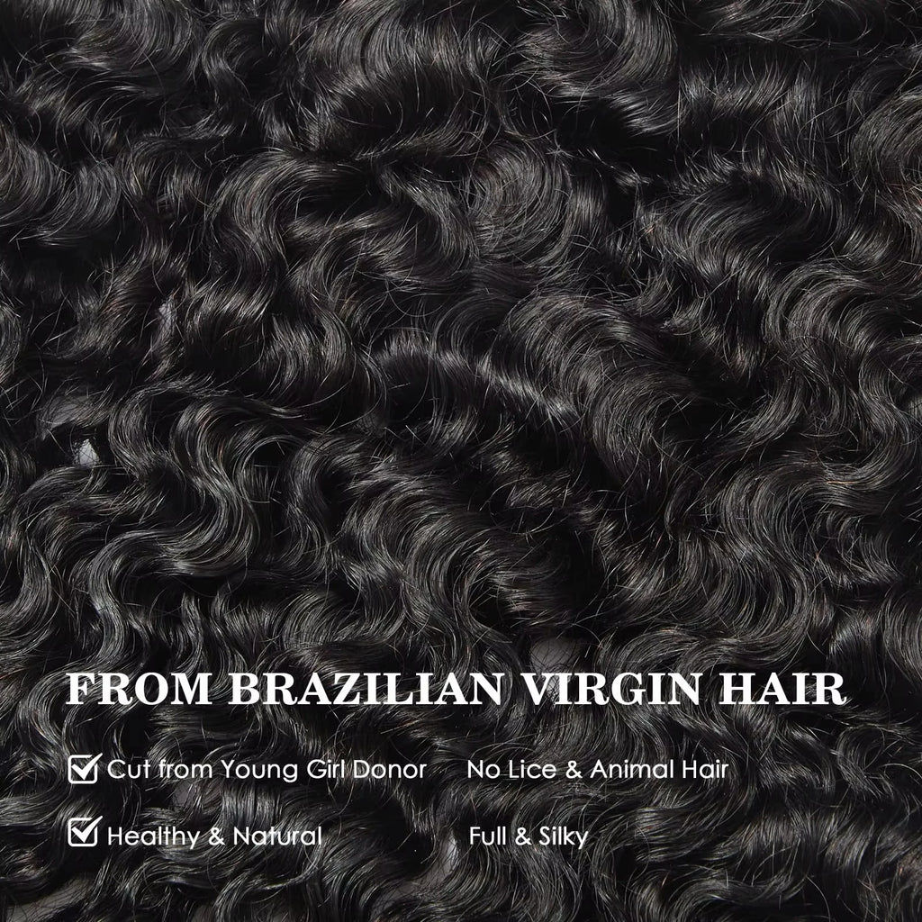 Luxury Burmese Curly Virgin Human Hair Bundles - Spring Curl at Ends