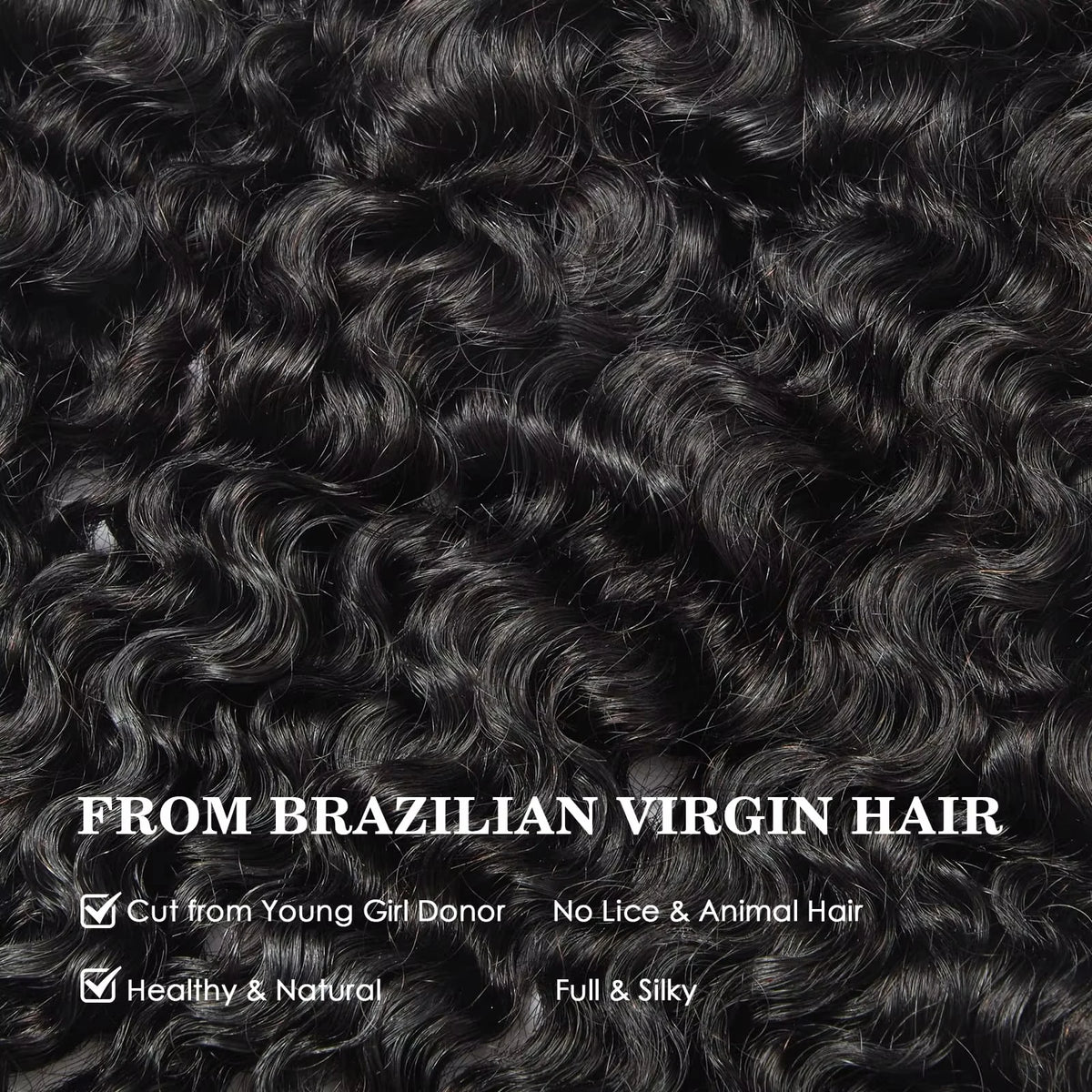 Luxury Burmese Curly Virgin Human Hair Bundles - Spring Curl at Ends