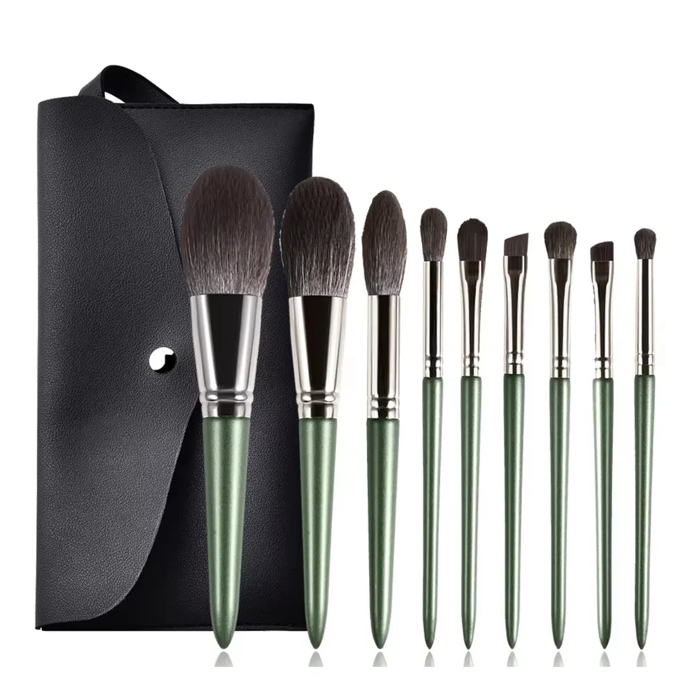 33-Piece Makeup Brush & Beauty Sponge Set - Complete Face & Eye Beauty Kit