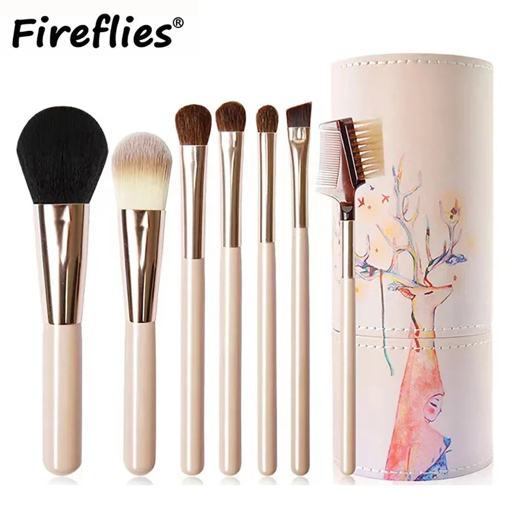33-Piece Makeup Brush & Beauty Sponge Set - Complete Face & Eye Beauty Kit