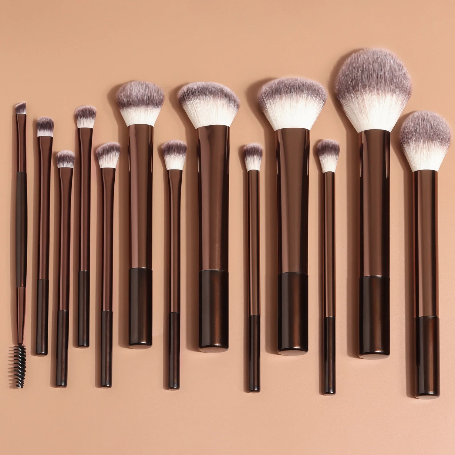 13PCS Luxury Makeup Brush Set - Face & Eye Collection