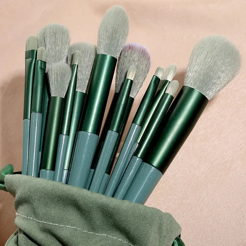 33-Piece Makeup Brush & Beauty Sponge Set - Complete Face & Eye Beauty Kit