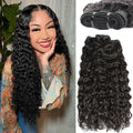 Luxury Brazilian Water Wave Human Hair Bundles - 1-4 Piece Set