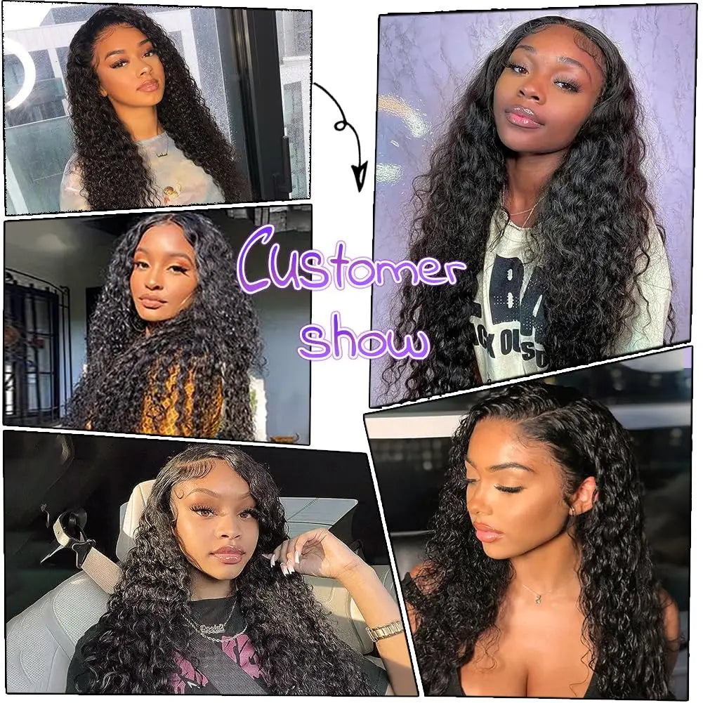 Luxury Brazilian Water Wave Human Hair Bundles - 1-4 Piece Set