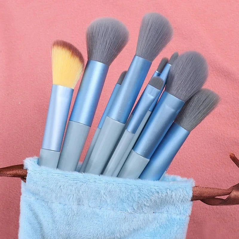 33-Piece Makeup Brush & Beauty Sponge Set - Complete Face & Eye Beauty Kit