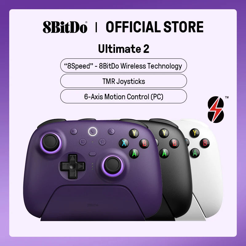 8BitDo Ultimate 2 Wireless Gaming Controller for PC & Android