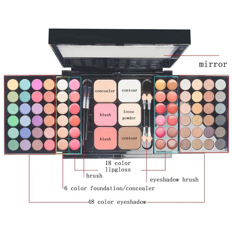Luxury Matte & Glitter Eyeshadow Palette