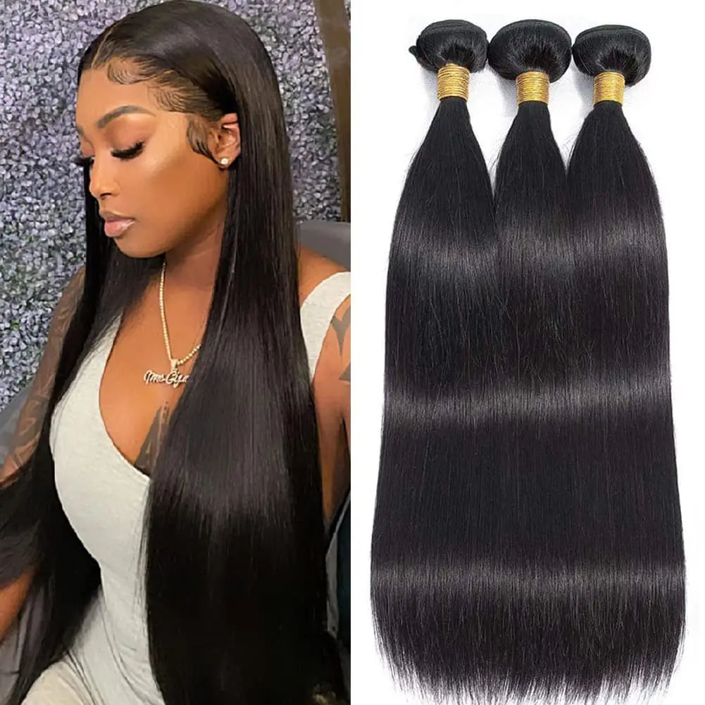 Luxury Brazilian Straight Hair Bundles