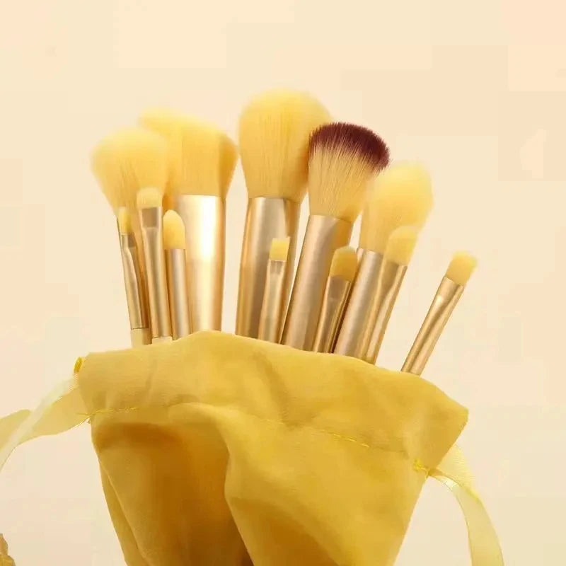 33-Piece Makeup Brush & Beauty Sponge Set - Complete Face & Eye Beauty Kit