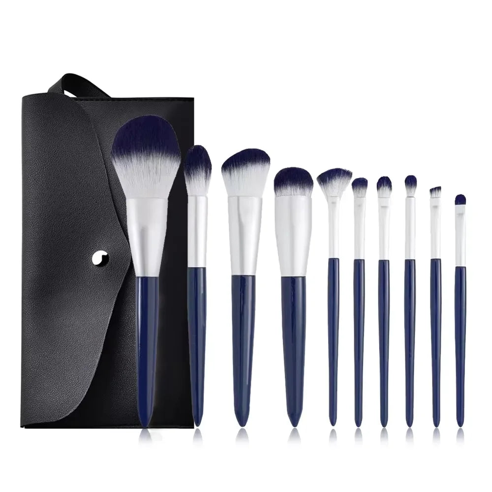 33-Piece Makeup Brush & Beauty Sponge Set - Complete Face & Eye Beauty Kit