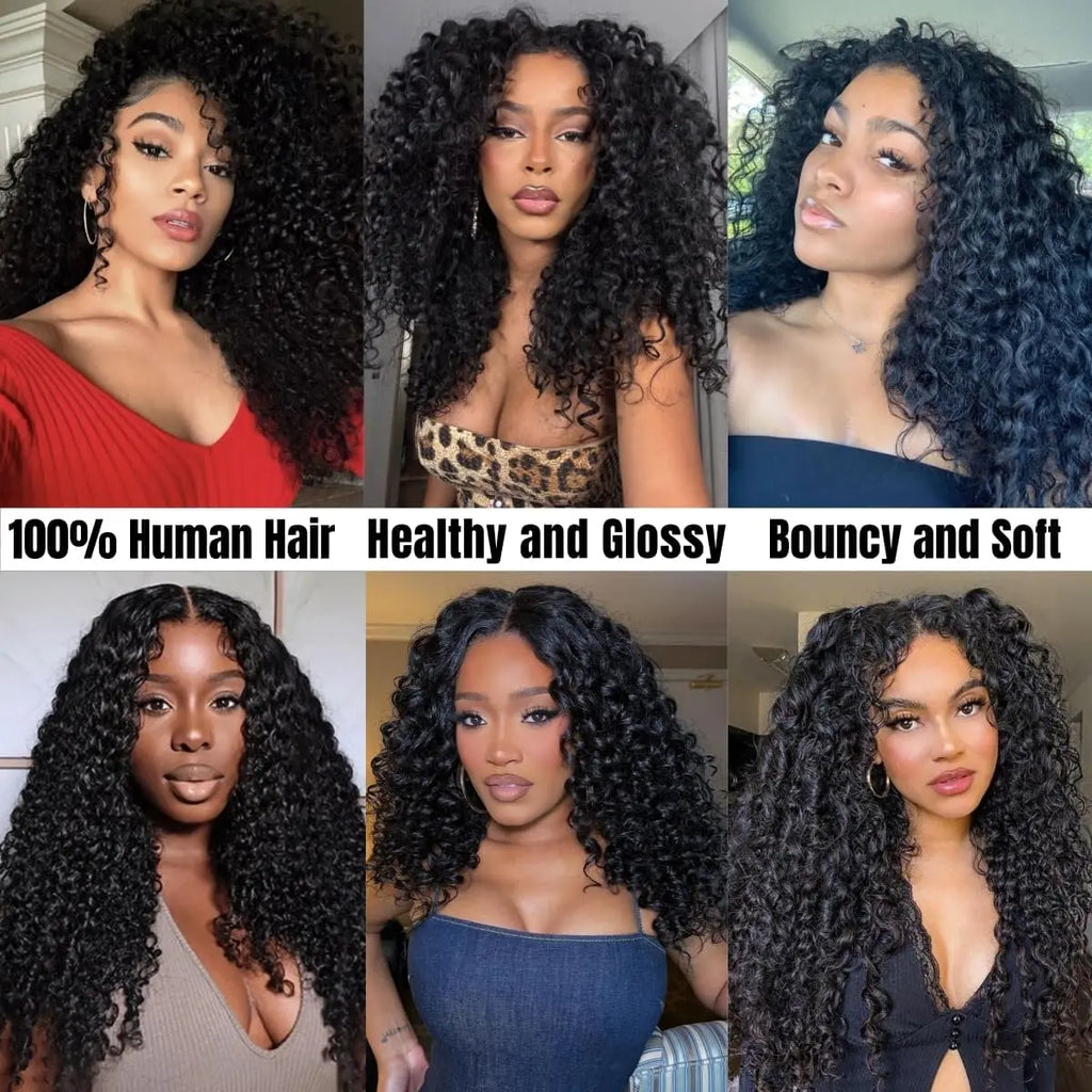 Luxury Burmese Curly Virgin Human Hair Bundles - Spring Curl at Ends