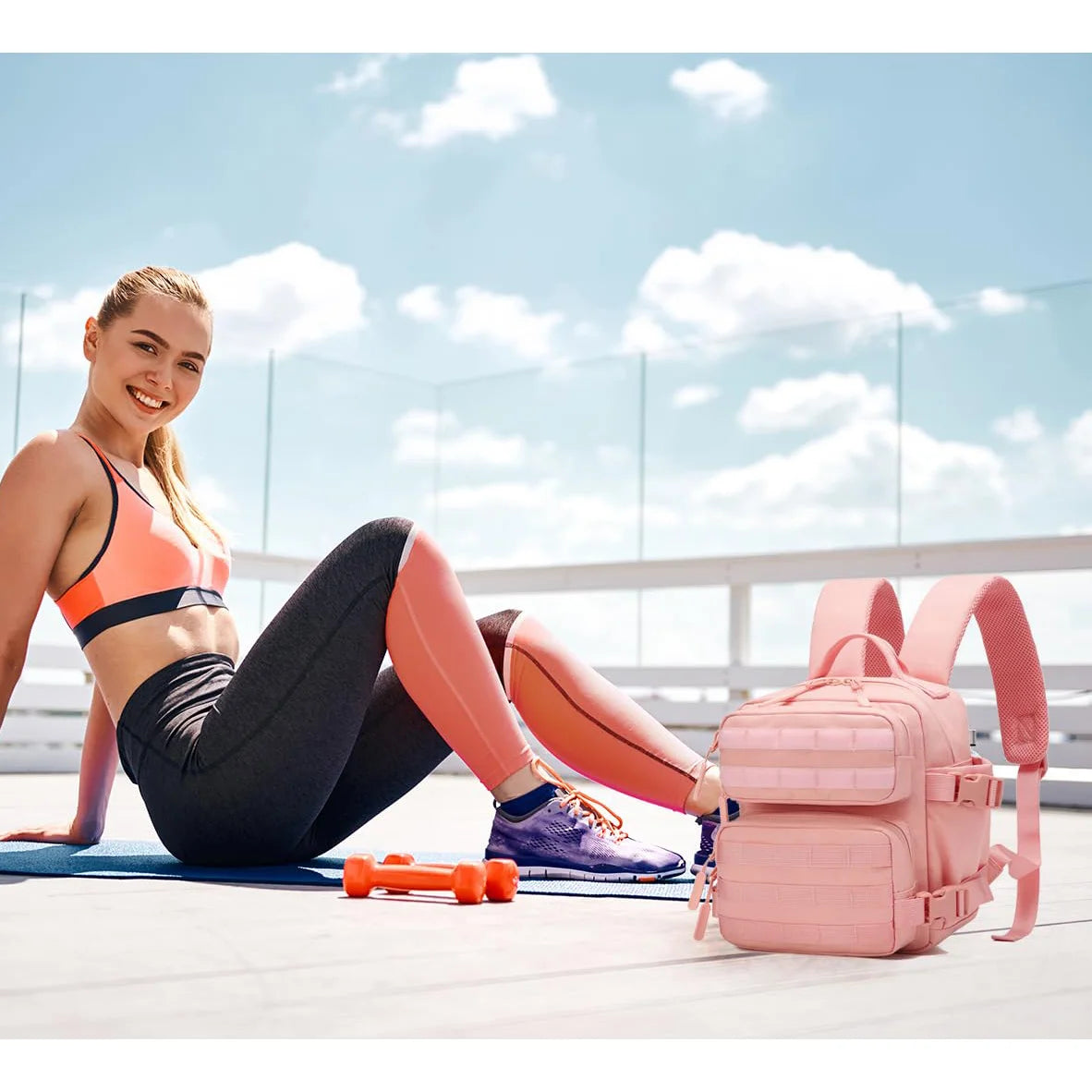 9L Mini Travel Backpack - Unisex Lightweight Everyday Bag