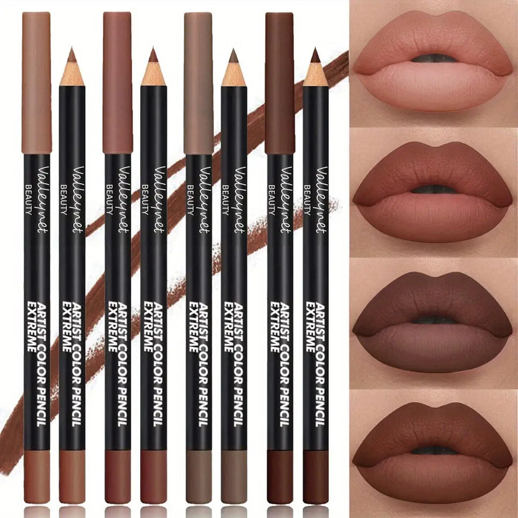 4 Piece Luxury Waterproof Matte Lip Liner Collection