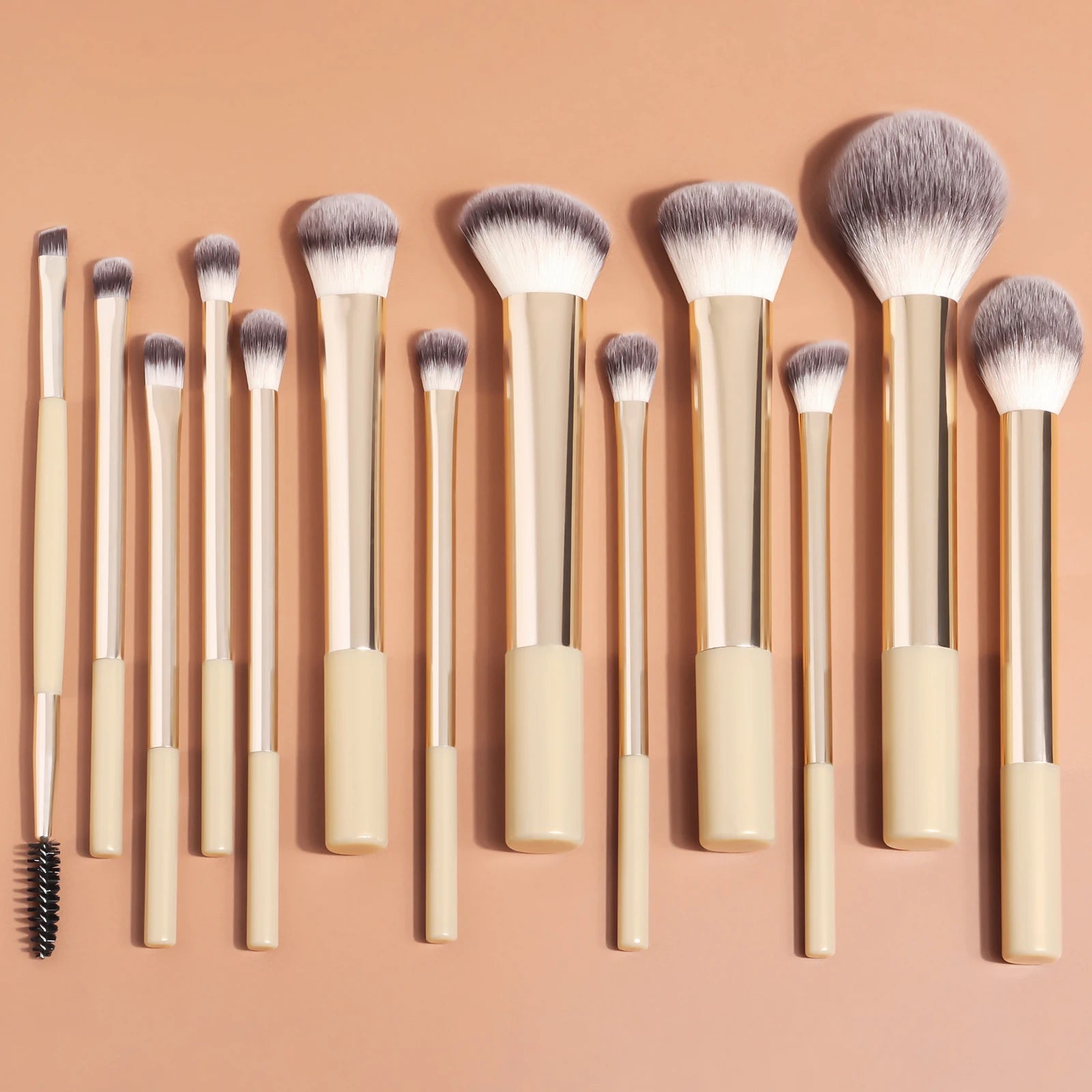 13PCS Luxury Makeup Brush Set - Face & Eye Collection