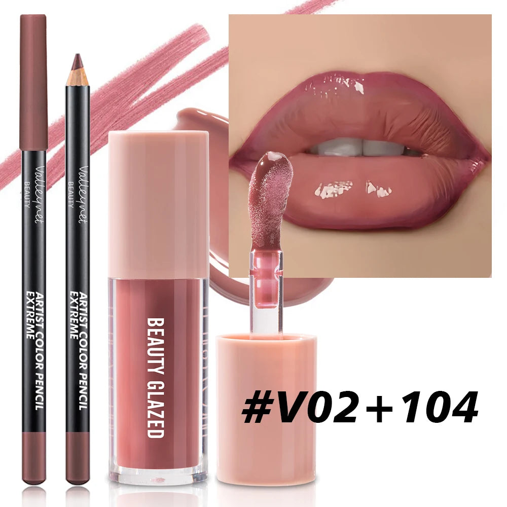 Matte Lip Duo - Lip Liner & Liquid Lip Set