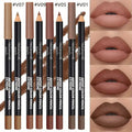 4 Piece Luxury Nude Brown Waterproof Lip Liner Collection