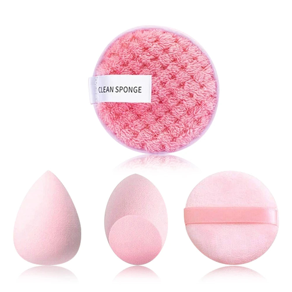33-Piece Makeup Brush & Beauty Sponge Set - Complete Face & Eye Beauty Kit