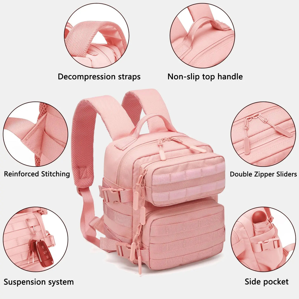 9L Mini Travel Backpack - Unisex Lightweight Everyday Bag