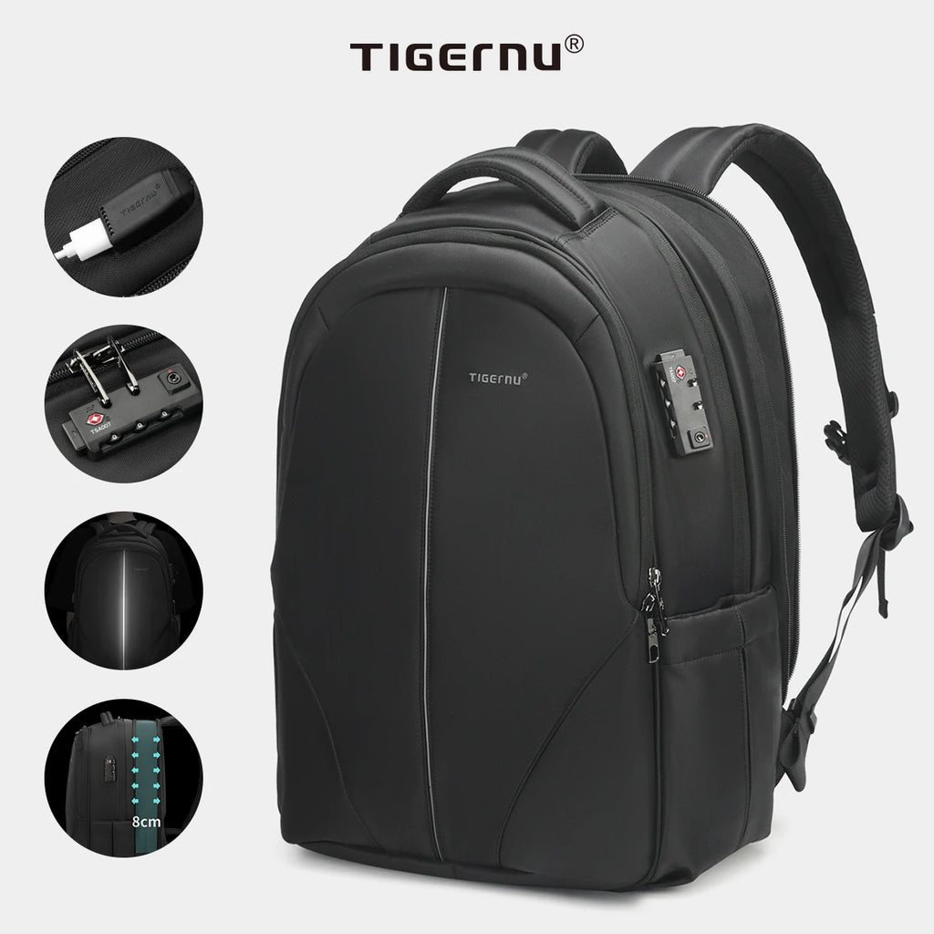Tigernu Anti-Theft Laptop Travel Backpack - Multi- Size Nylon Backpack