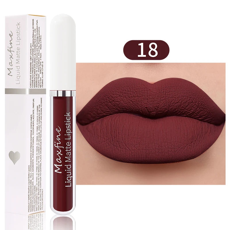 Sexy Velvet Matte Lipstick - Smooth Long Lasting Lip Color