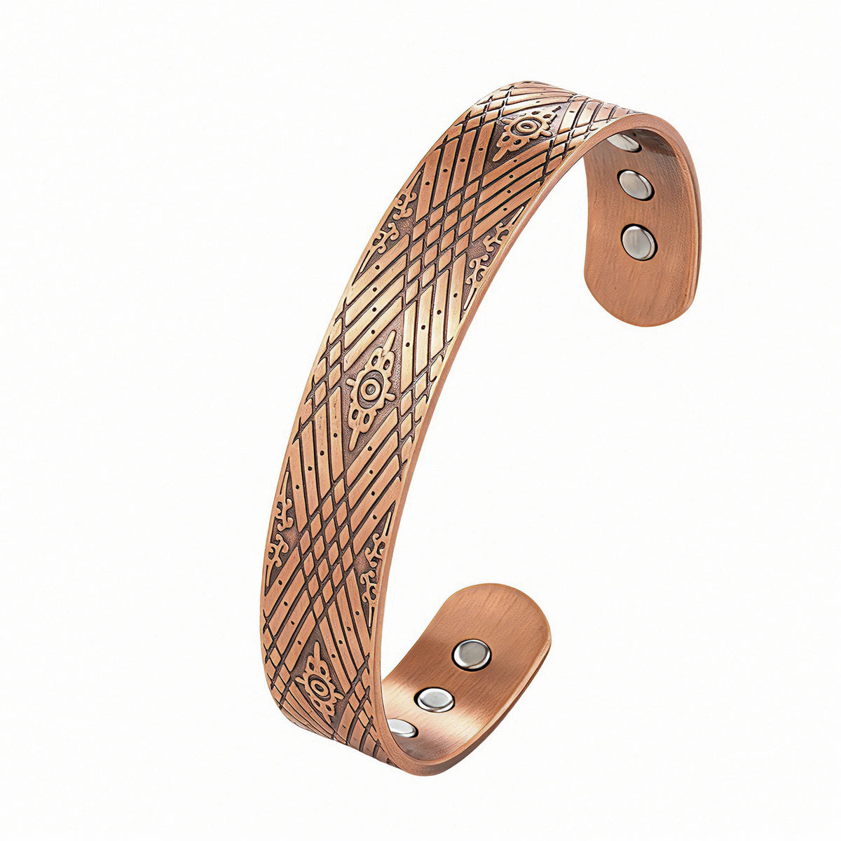 Vintage Red Pure Copper Magnet Bracelet